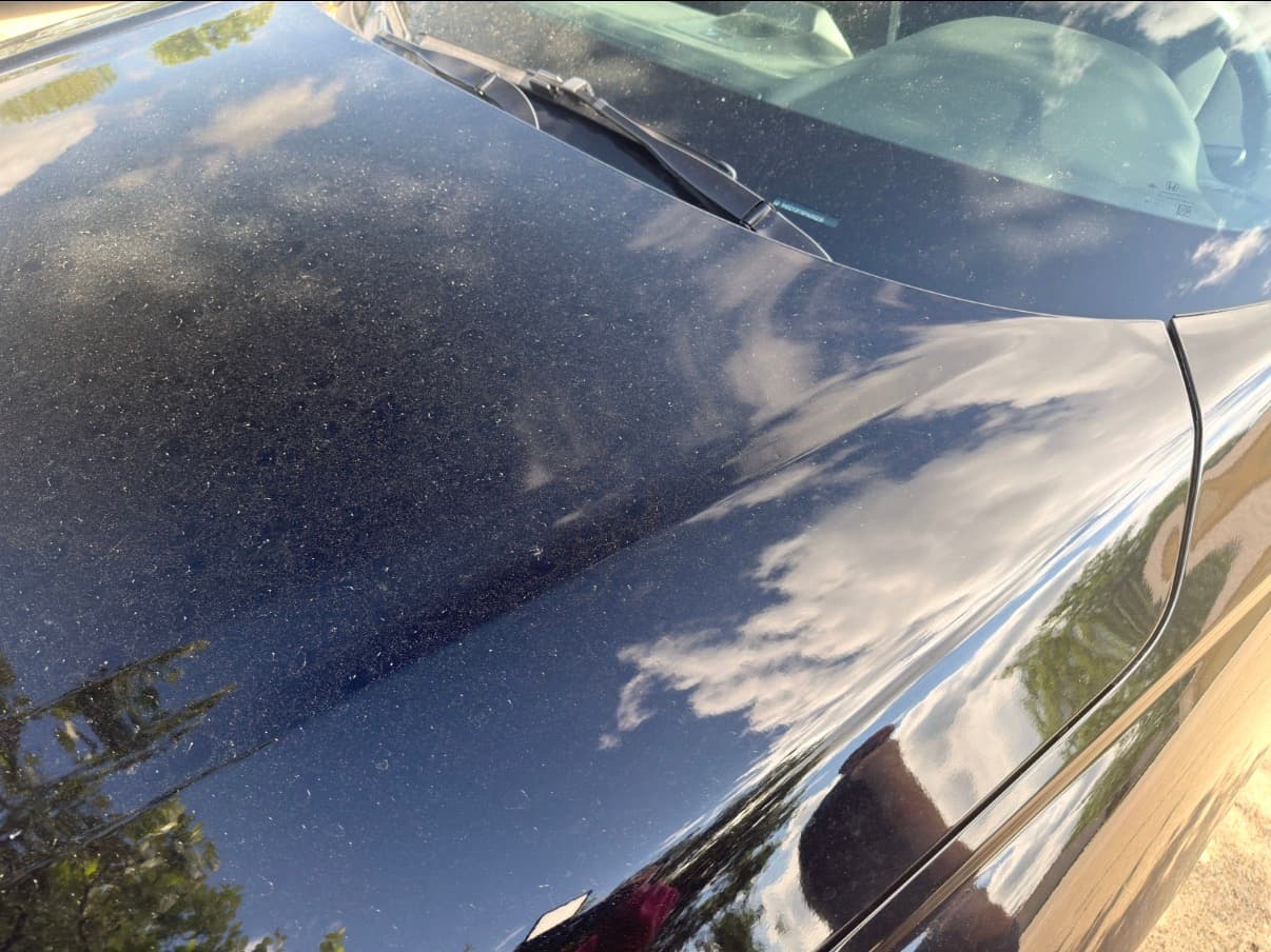 Vehicle paint surface before Phoenix EOD Kronos ceramic coating Northern Kentucky